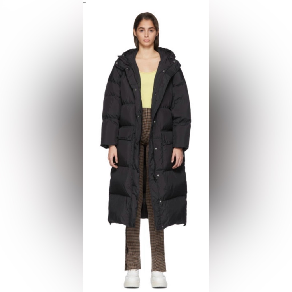 Stand Studio Black Down Ally Coat Sz 34